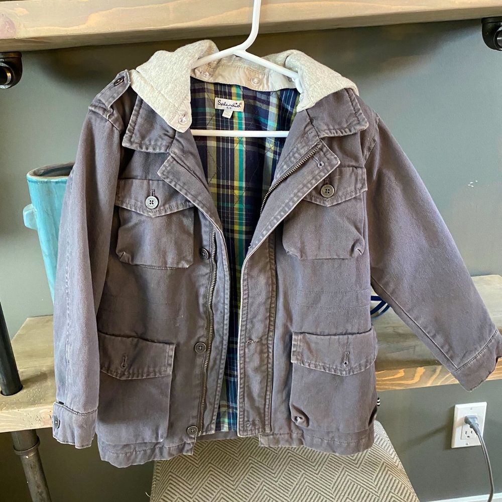 Splendid boys hooded jacket - size 5/6